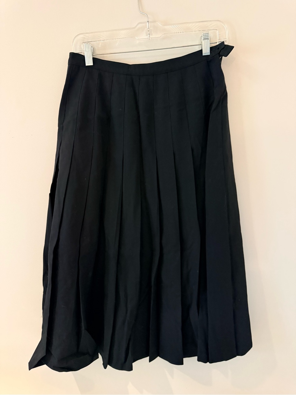 Vintage Pendleton Pleated Wool Skirt Size 10 Made in USA